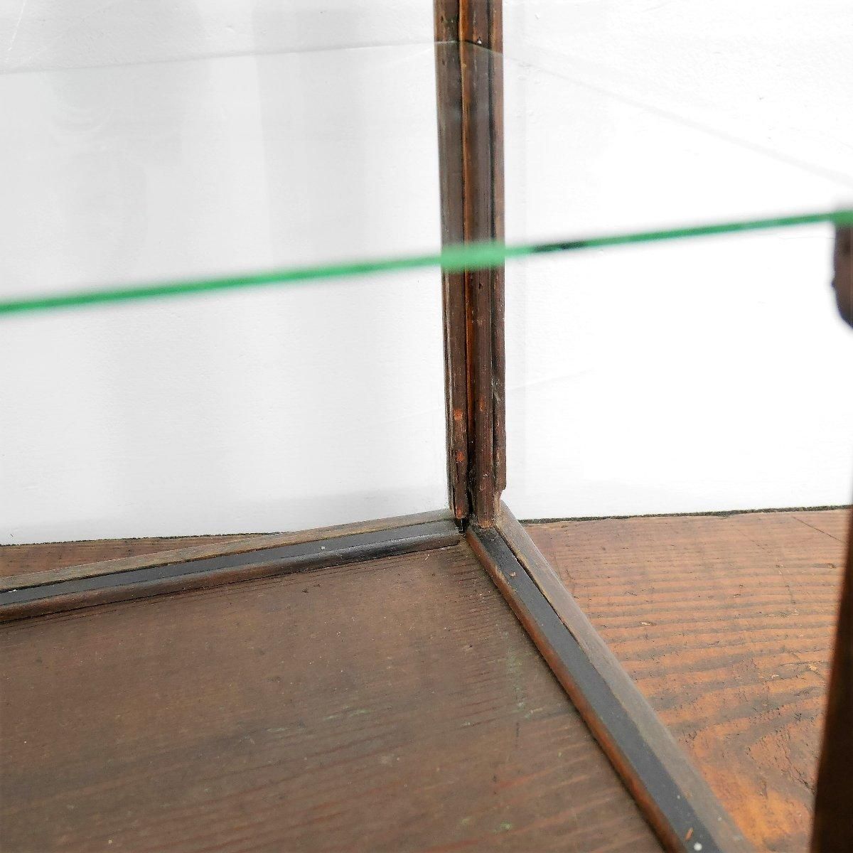 アメリカ アンティーク 飾り棚 ショーケース 卓上ガラスケース 店舗