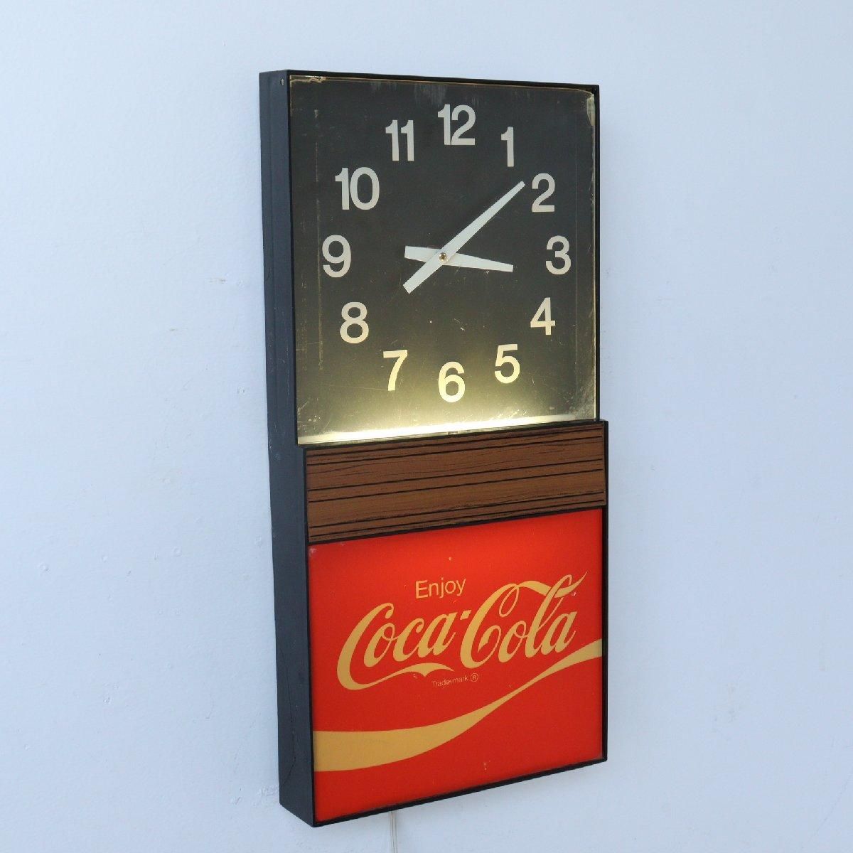 アメリカ ヴィンテージ Coca-Cola ウォールクロック 壁掛け時計 USA