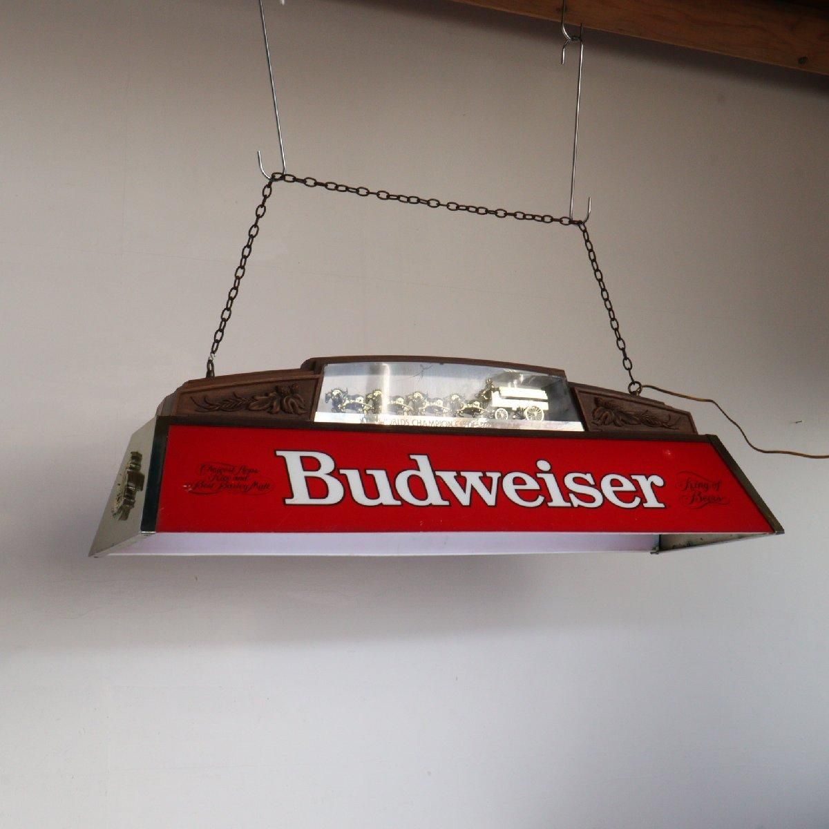 ヴィンテージ Budweiser プールバーランプ USA アメリカ ビリヤード