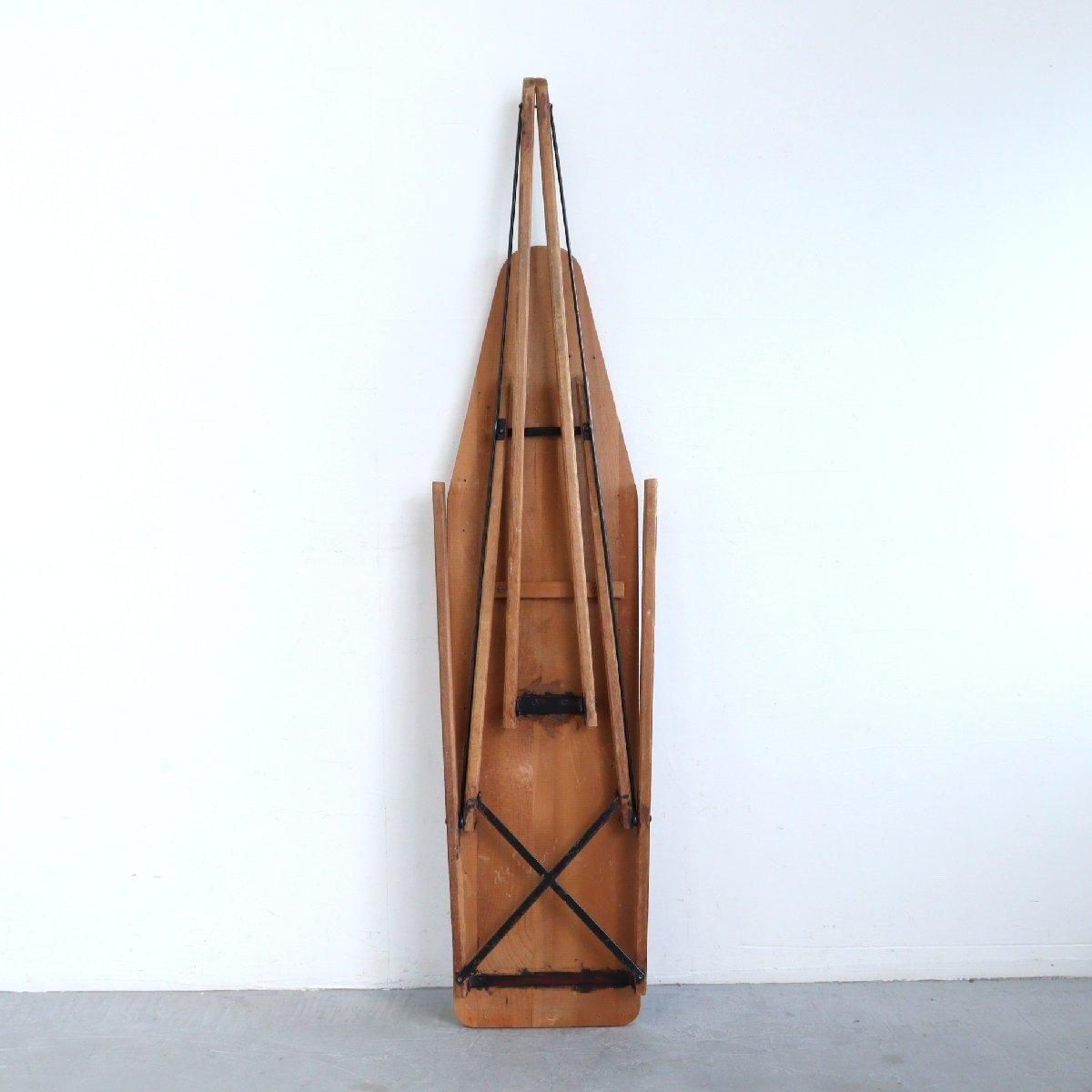 50s アイロン台 木製 アウトドア -通販-ローズボールアンティークス