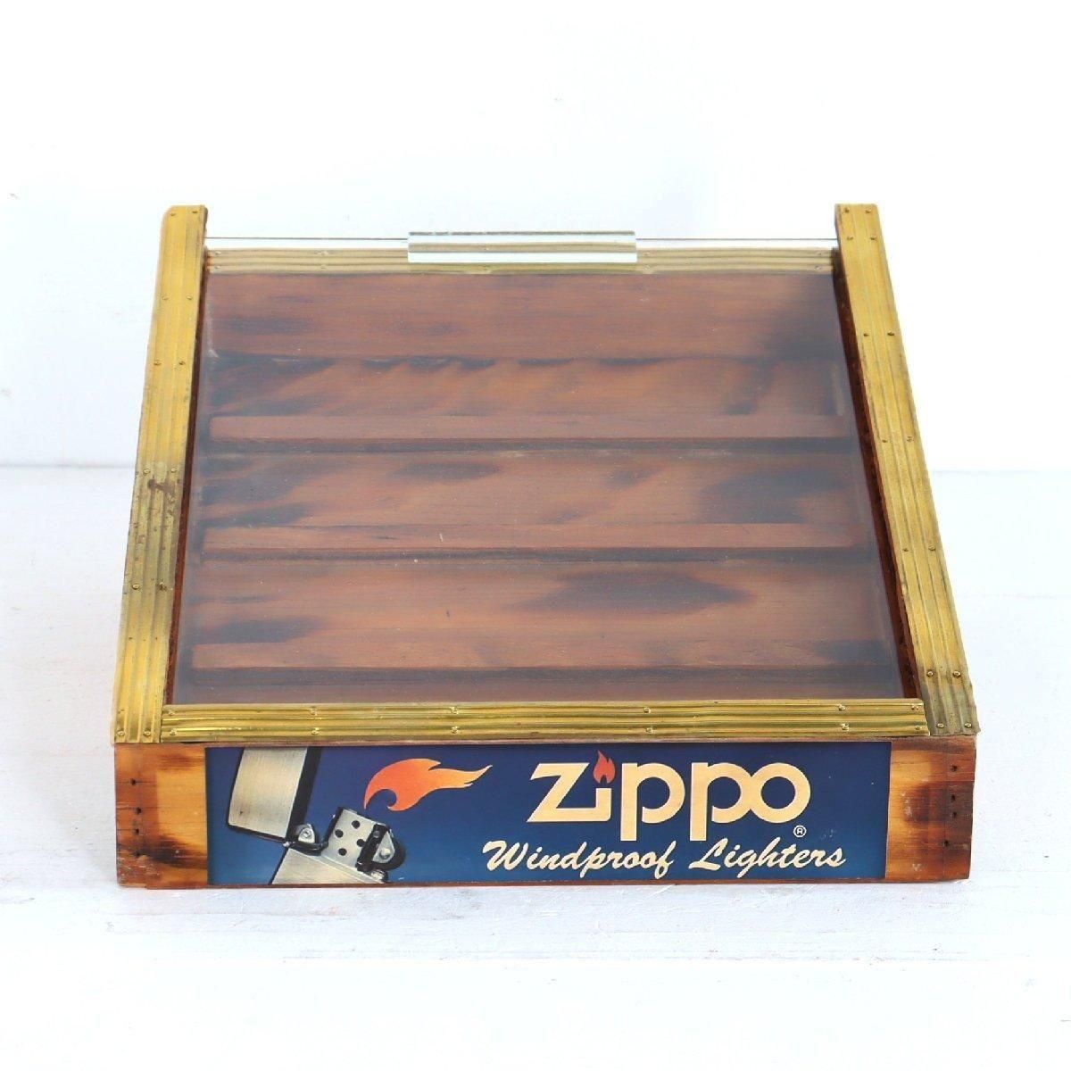 ガラスショーケース ヴィンテージ Zippo -通販-ローズボールアンティークス