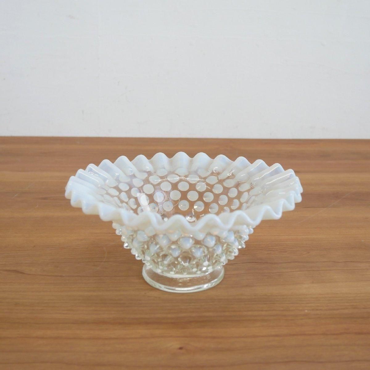 ヴィンテージ フェントン ホブネイル ボウル -通販-ローズボール