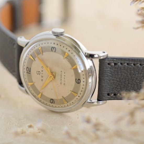 セイコー SEIKO・手巻き・1956年製[ラウンドケース] アンティーク時計