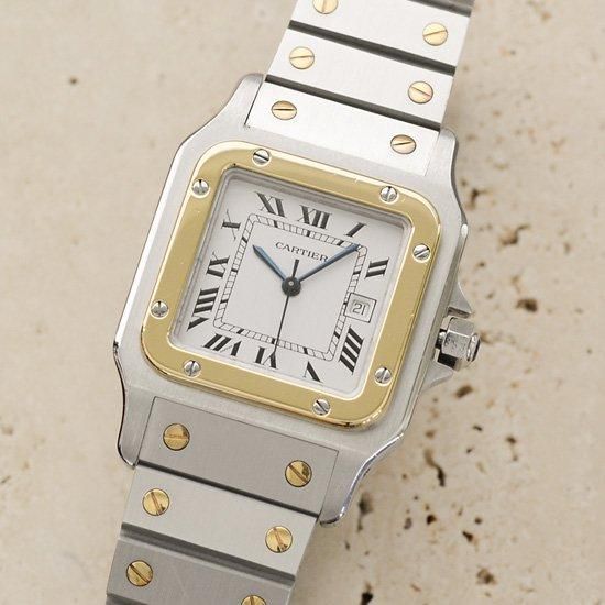 カルティエ Cartier｜サントスカレLM｜自動巻き・1980年代製