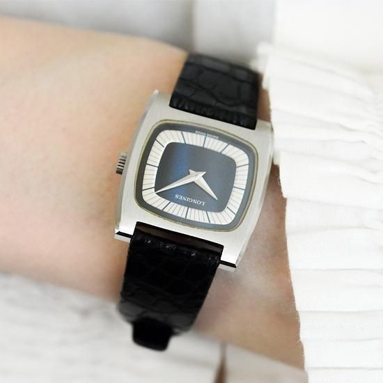 ロンジン LONGINES｜スクウェア｜手巻き・1970年代製｜アンティーク