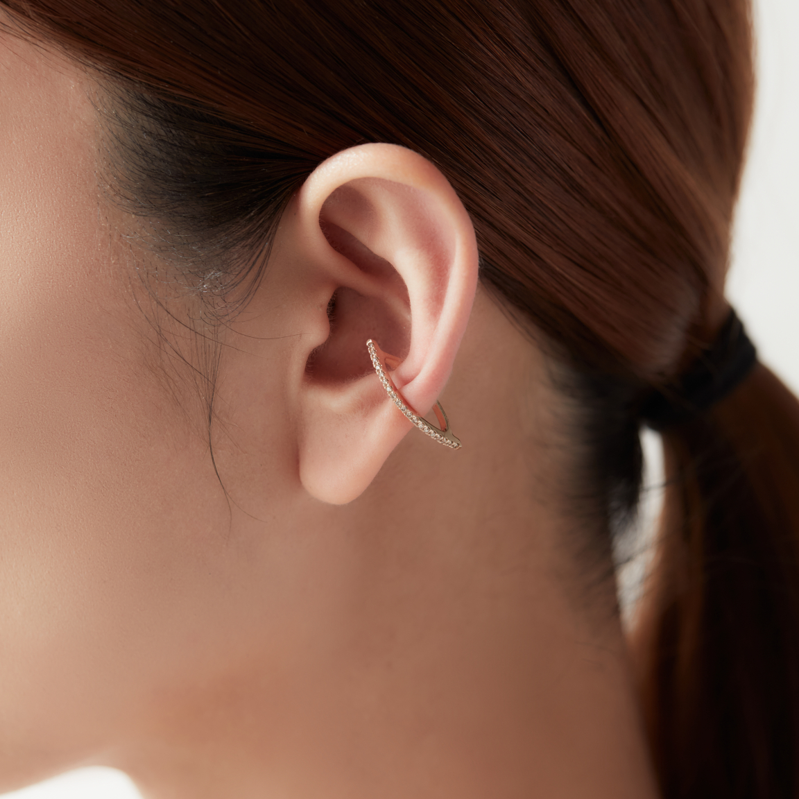 Hirotaka（ヒロタカ) Diamond Bow Ear Cuff | ゴールド イヤーカフ