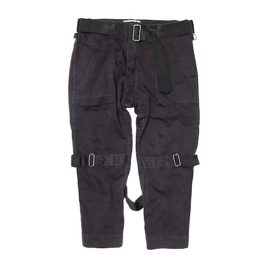 bondage trousers modern faded black - PEEL&LIFT