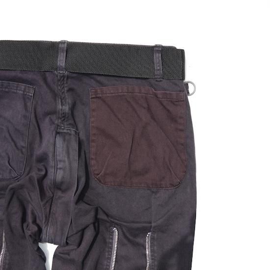 bondage trousers modern faded black - PEEL&LIFT