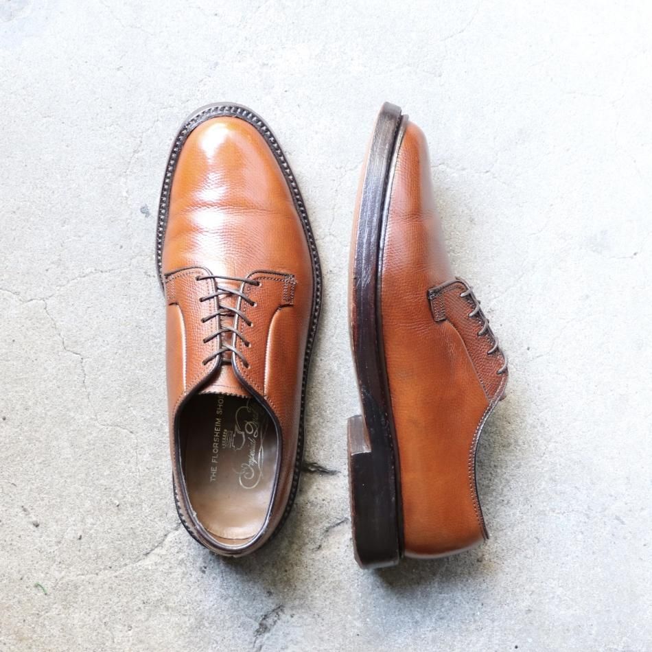 極美品/希少品” FLORSHEIM（フローシャイム）プレーントゥシューズ