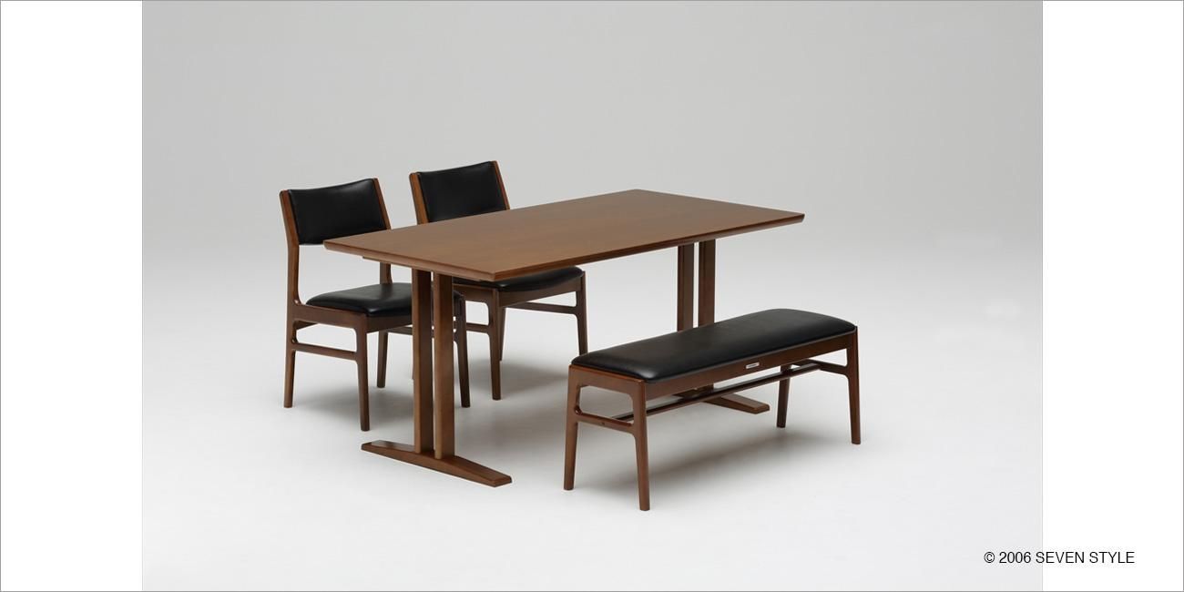 送料無料】カリモク60＋ ダイニングテーブルT 1500（ウォールナット色