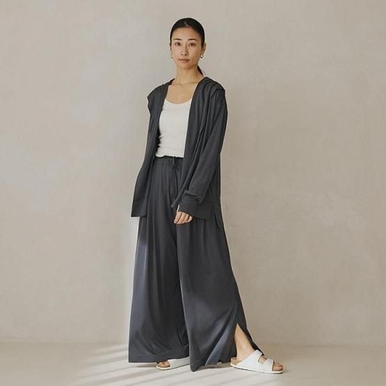 DRESS HERSELF ドレスハーセルフオンライン フレア ワイドパンツ