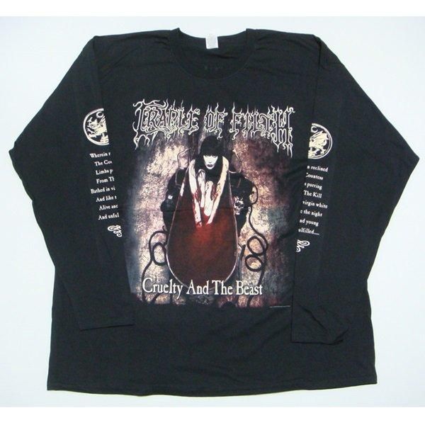 CRADLE OF FILTH Cruelty And The Beast, ロングTシャツ - メタルT