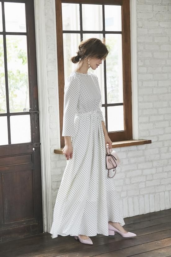 ドットワンピース(ホワイト) - seventen