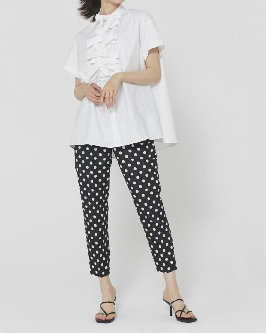 フロントリボンシャツ(チェック) - seventen