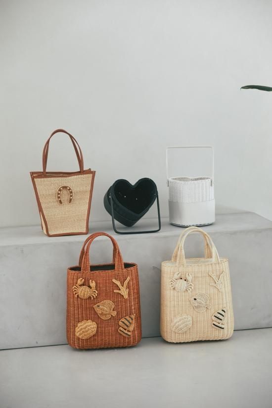 再入荷】マリンモチーフラタントート(ブラウン) - seventen