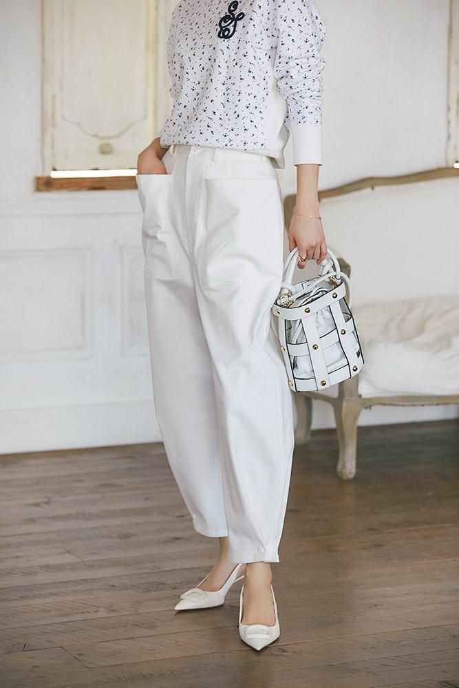 2WAYパラシュートパンツ (オフホワイト) - seventen