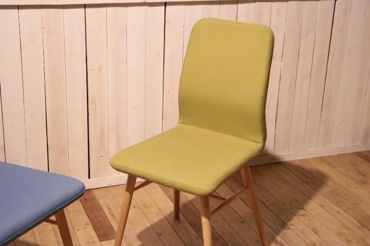 値下げ/unico(ウニコ)のKOTONA(コトナ)ファブリックチェアー2脚セット