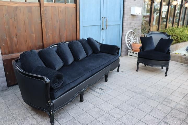 DREXEL HERITAGE(ドレクセル ヘリテイジ) 3人掛けソファです。/猫脚の