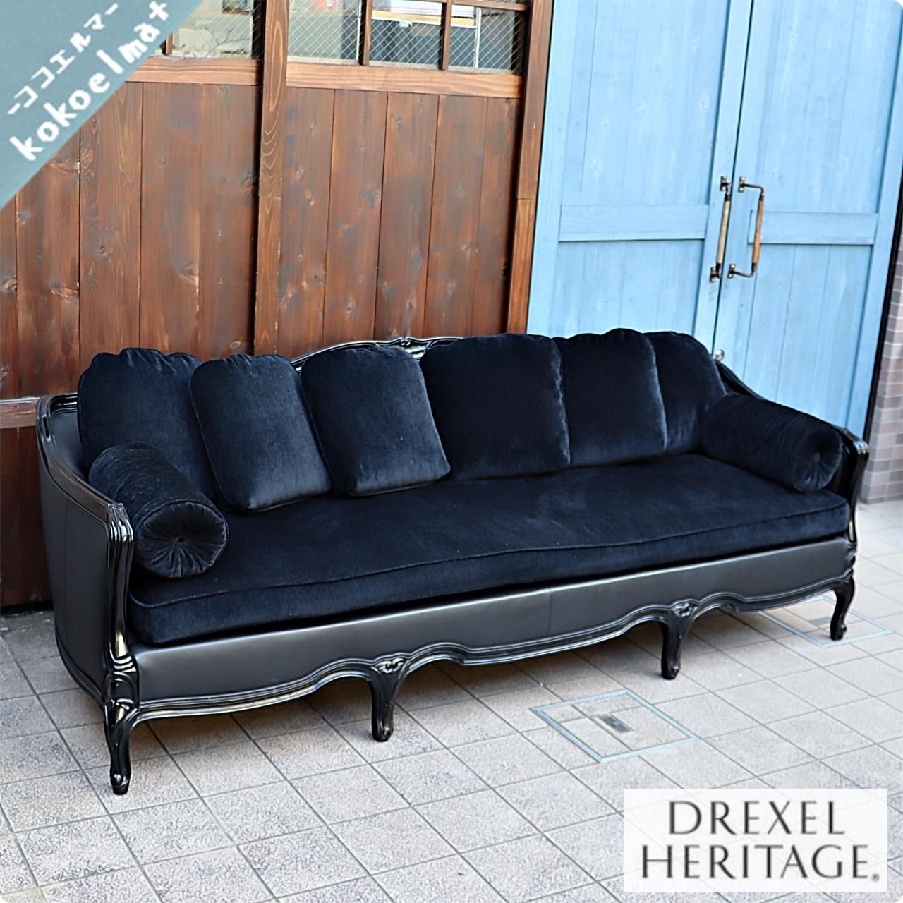 DREXEL HERITAGE(ドレクセル ヘリテイジ) 3人掛けソファです。/猫脚の