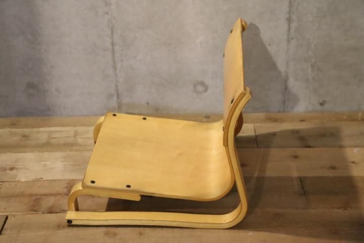 新日本木工◇曲木◇低座椅子◇レトロ◇ナチュラルモダン◇ローチェア