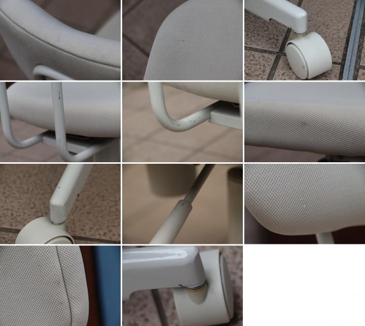 人気のMUJI（無印良品）のデスクチェアです。高さ調整可能なワーキング