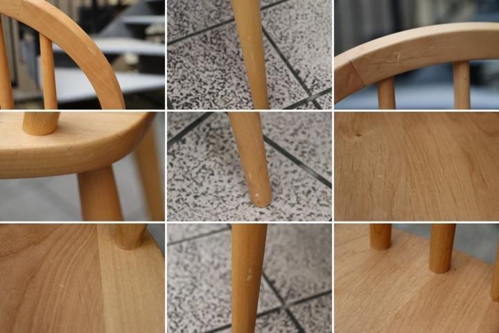 MOMO natural(モモナチュラル)のMARE ROUND CHAIRです。アルダー材を