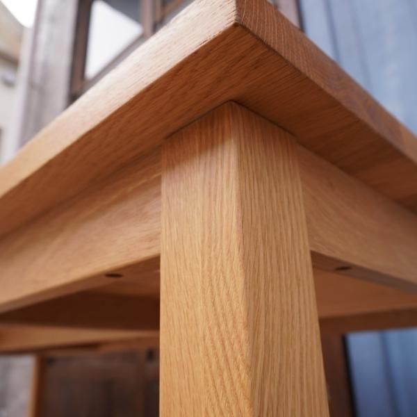 無印良品(MUJI)の人気のオーク材無垢材ダイニングテーブル！！180cmの