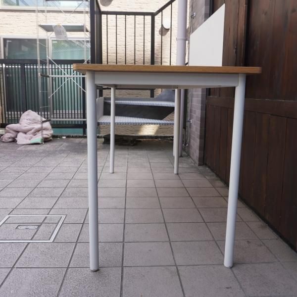 人気の無印良品(MUJI)のオーク材 システムデスクデスク パーティション