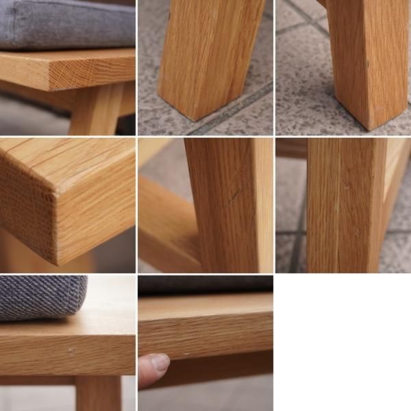 人気のunico(ウニコ)よりELEMT(エレムト)シリーズ、ベンチ ブラウン