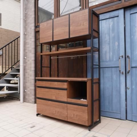 大川の食器棚製造メーカー古賀家具のspice(スパイス) 3面キッチン