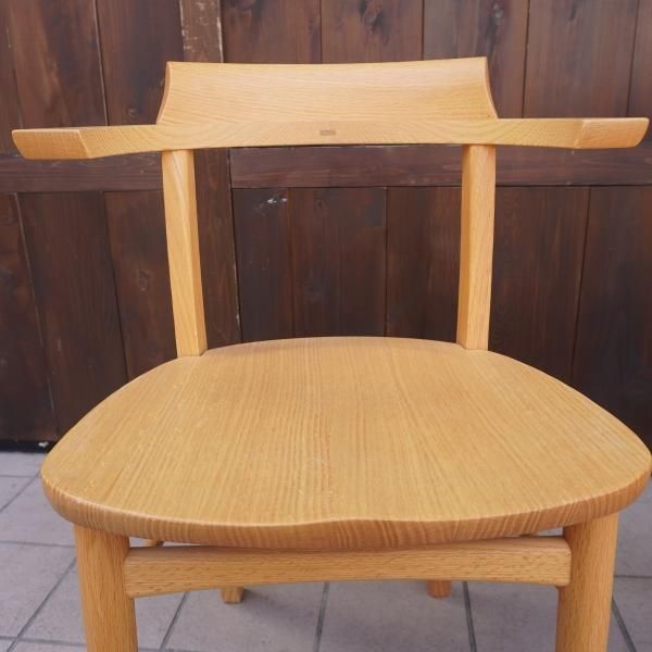 IDC大塚家具 取扱い柏木工のソフィー オーク材 ダイニングチェア2脚