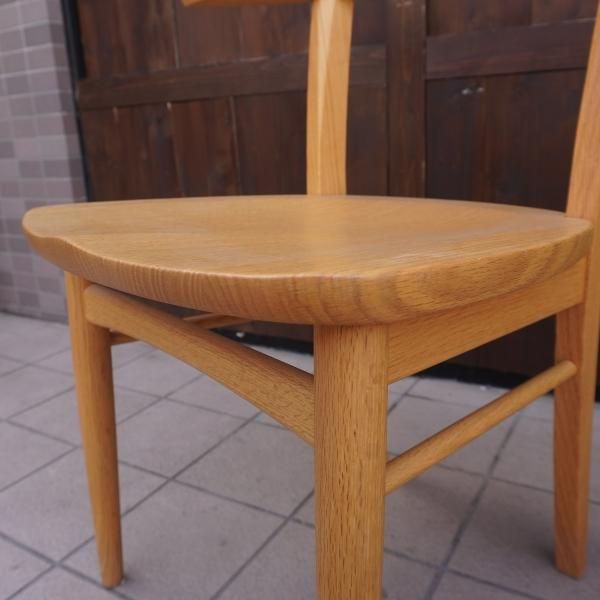 IDC大塚家具 取扱い柏木工のソフィー オーク材 ダイニングチェア2脚