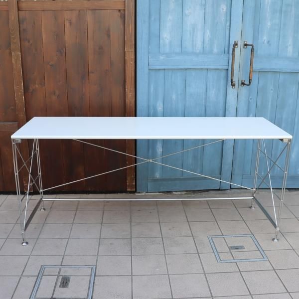 MUJI(無印良品) ステンレスユニットシェルフ・デスク/メラミントップ