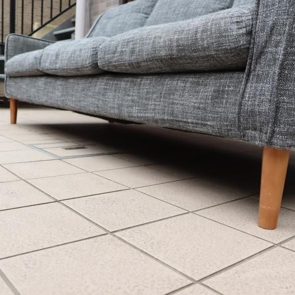 値下げ/unico(ウニコ)のCLAD(クラード)3シーターソファです