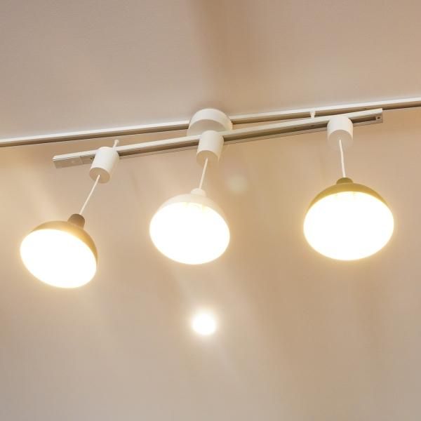 人気の無印良品のペンダントライトアルミ・S 3点セット/レール付きです