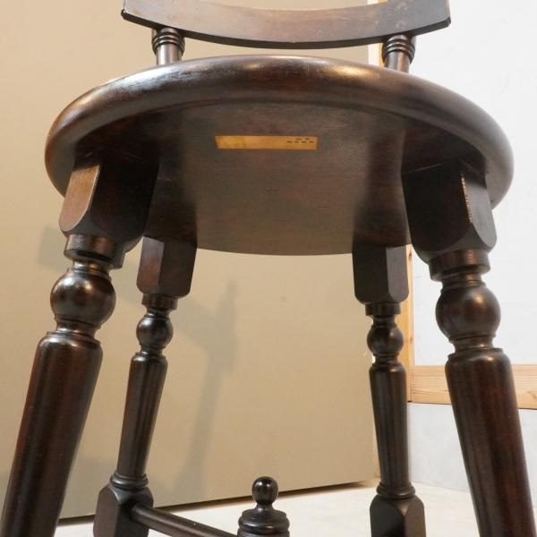 松本民芸家具のクラシックなダイニングチェア”南京小椅子”2脚セット