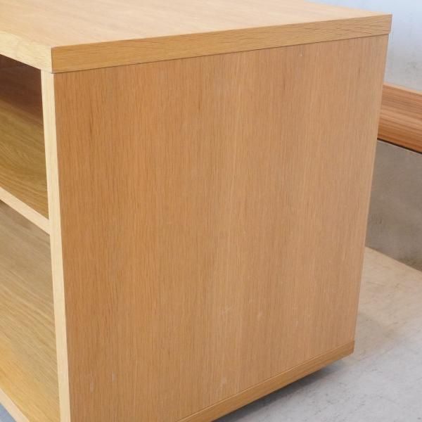 人気の無印良品(MUJI)のオーク材 スタッキングキャビネット