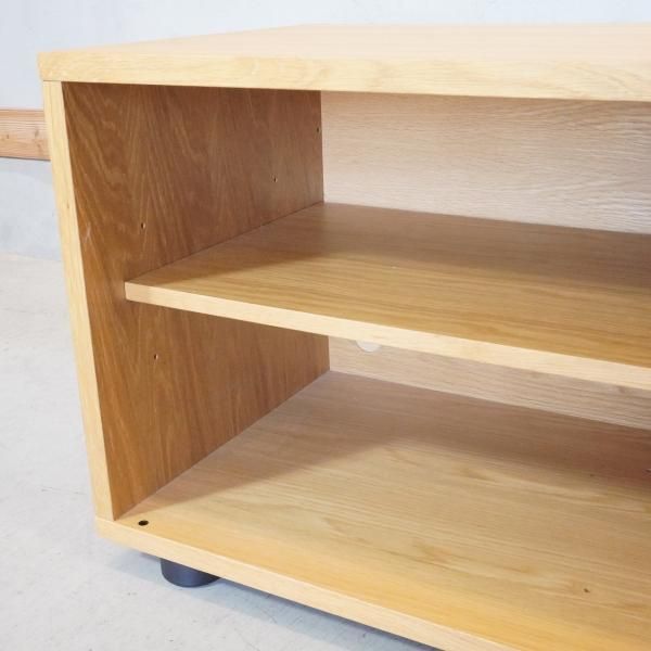 人気の無印良品(MUJI)のオーク材 スタッキングキャビネット