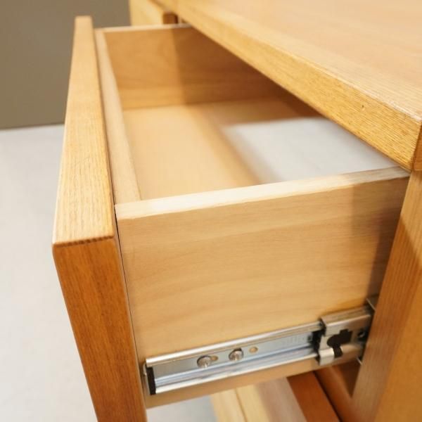 人気の無印良品(MUJI)のタモ材を使用した3段ダブルチェストです