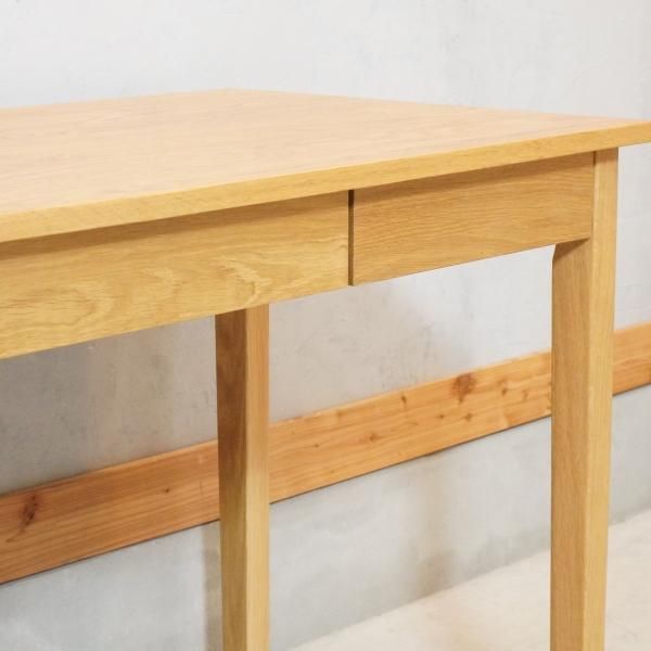 人気のMUJI(無印良品)のオーク材パーソナルデスク/引き出し付き