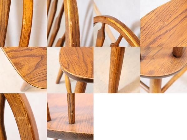 Shin Lee(シンリー)のレッドオーク材 ダイニングチェア 2脚セットです