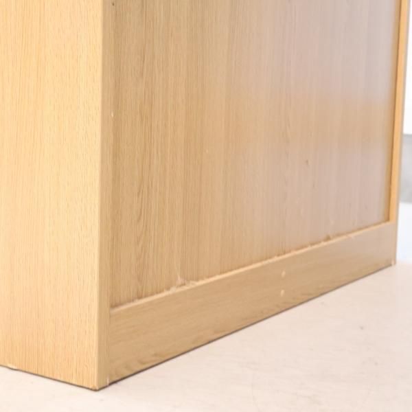 人気の無印良品(MUJI)のタモ材 カップボードです！！シンプルで低めの