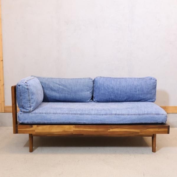 unico(ウニコ)のSWELLA(スウェラ) ベンチアーム/デニム。天然木の