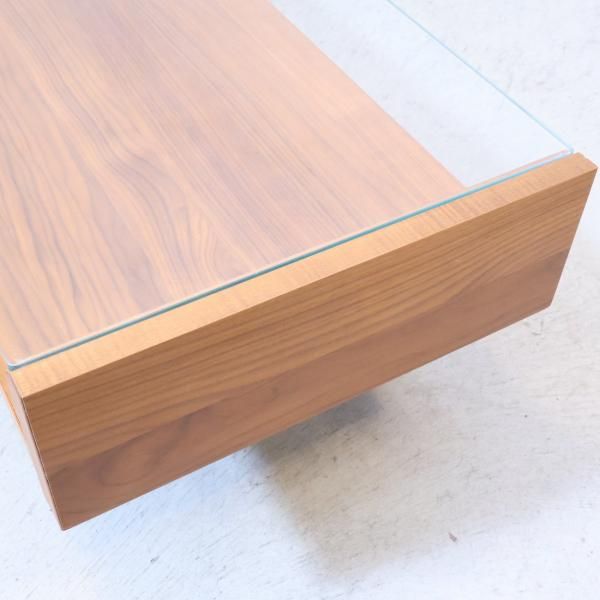 unico(ウニコ)の北欧テイストのウォールナット材 リビングテーブルECCO