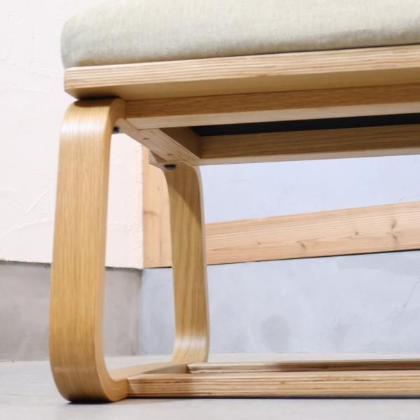 無印良品(MUJI)の人気のリビングでもダイニングでもつかえるベンチ 2人