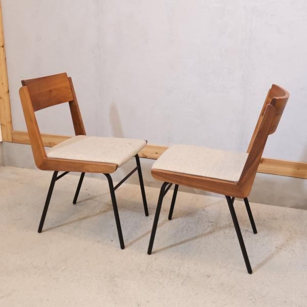 unico(ウニコ)のDIX(ディクス)シリーズのダイニングチェア 2脚セット