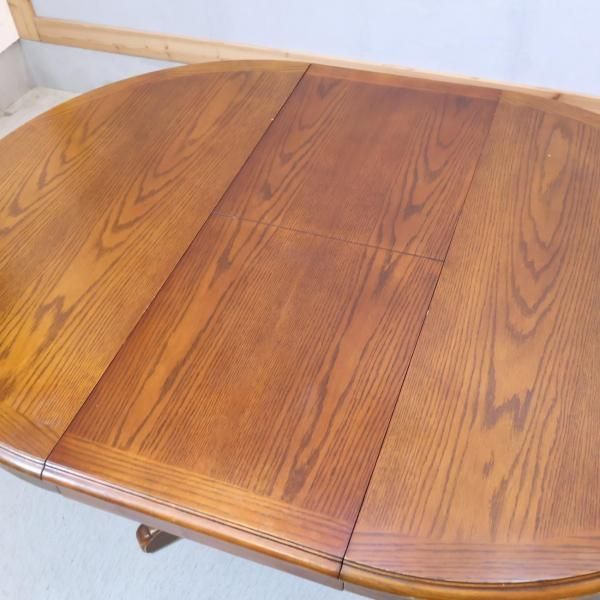 MITSUKOSHI(三越家具)の高級家具、Brugge(ブルージュ)のオーク材 伸長