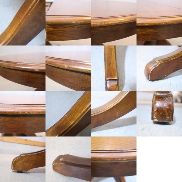 MITSUKOSHI(三越家具)の高級家具、Brugge(ブルージュ)のオーク材 伸長