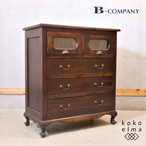B-COMPANY(ビーカンパニー)の古木を使用したオリエンタルな4段チェスト
