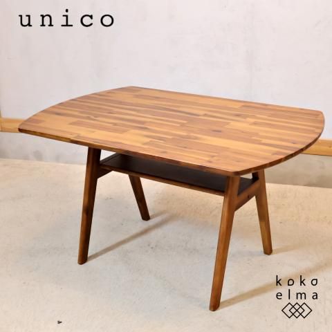 unico(ウニコ)のSWELLA(スウェラ)ダイニングテーブルW1200です